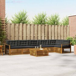 Specifications of 7-Piece Outdoor Sofa Set with Cushions
