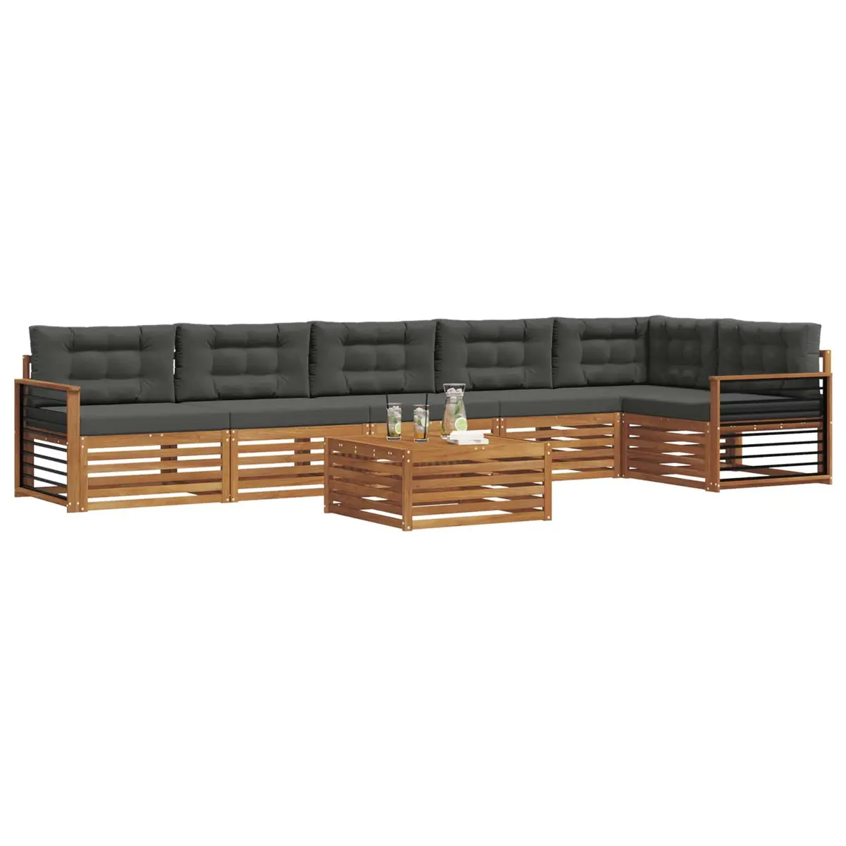 7-Piece Modular Outdoor Sofa Set