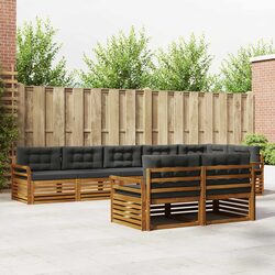 Specifications of 8 pcs Outdoor Sofa Set with Cushions