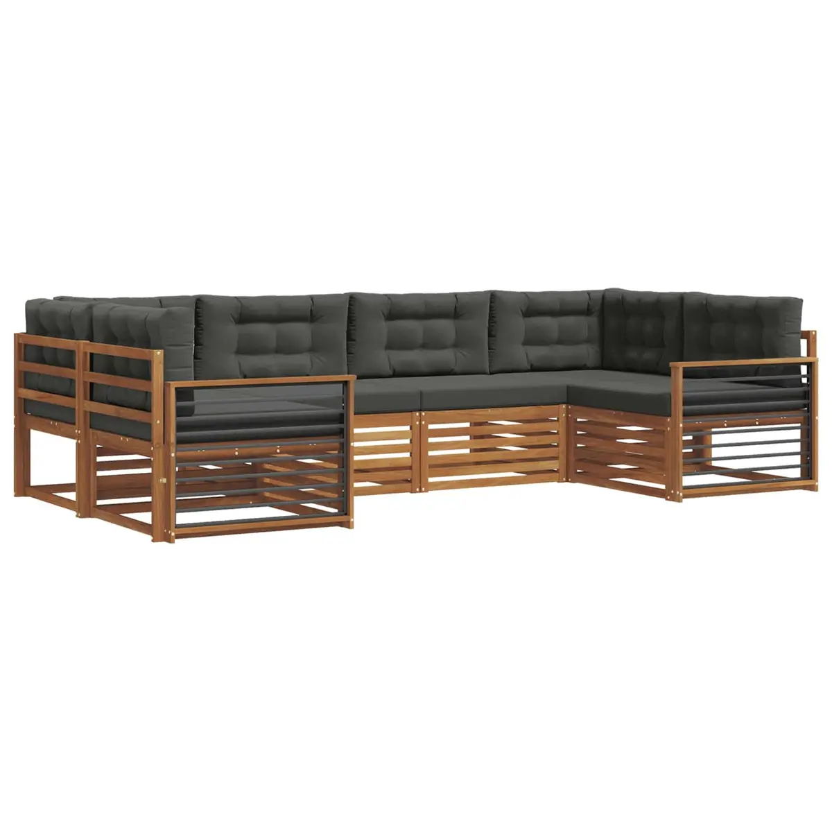 6-Piece Modular Outdoor Sofa Set
