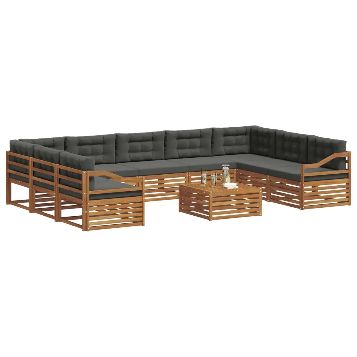 10-Piece Outdoor Modular Sofa Set