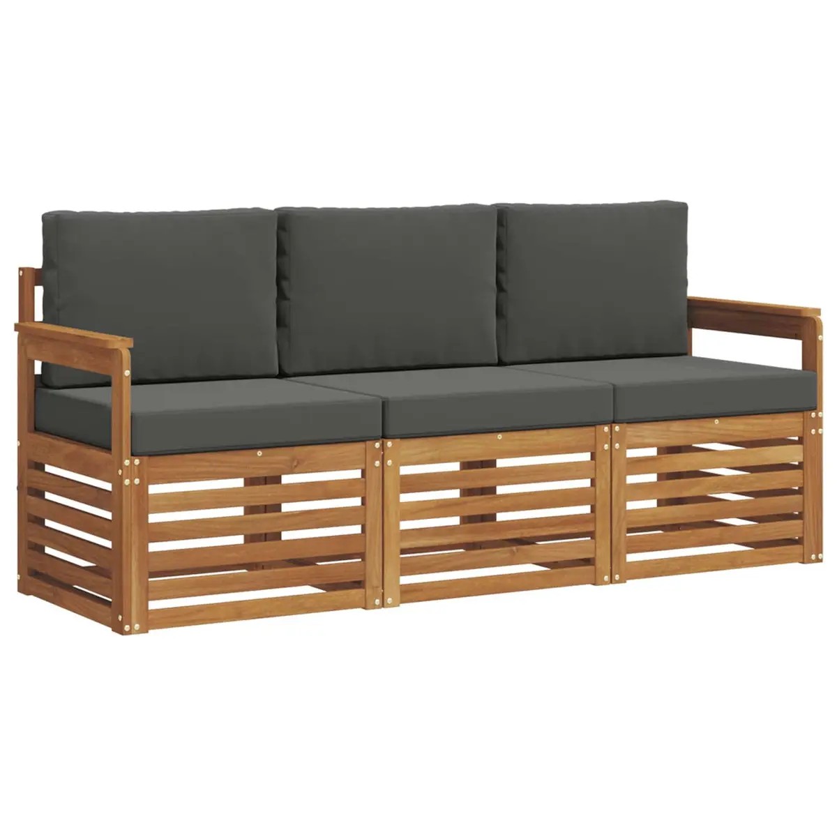 3-Piece Modular Outdoor Sectional Sofa Set