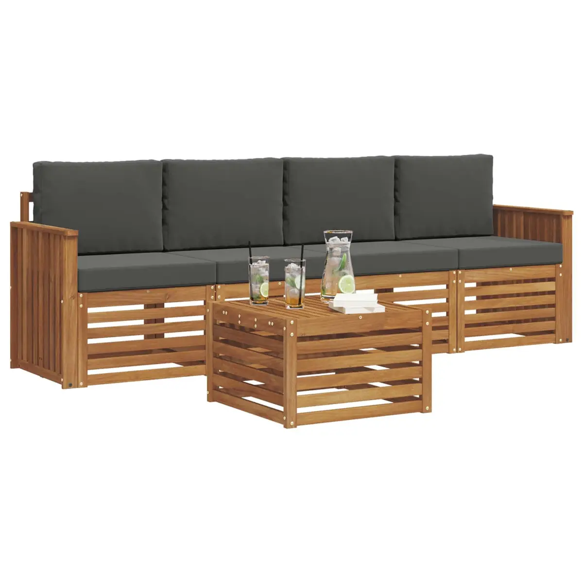 5-Piece Modular Outdoor Sofa Set