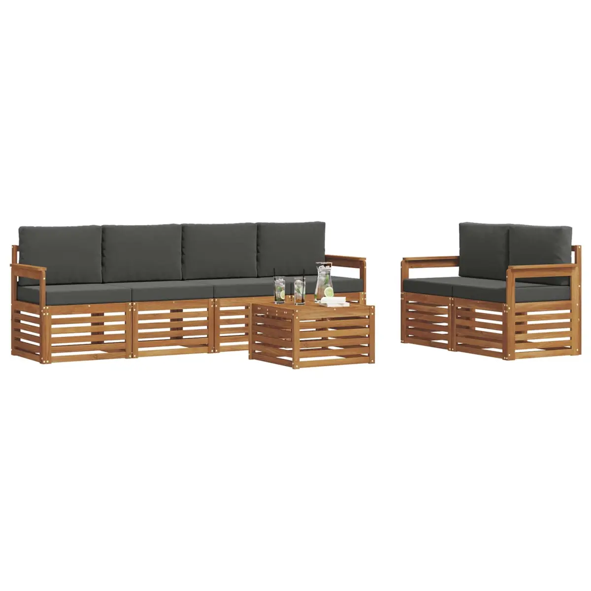 7-Piece Modular Outdoor Sofa Set