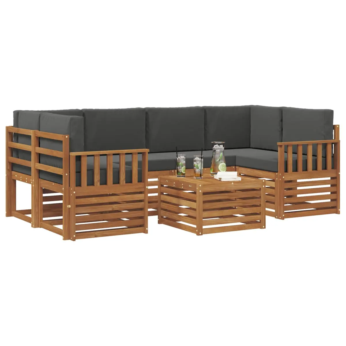7-Piece Modular Outdoor Sofa Set