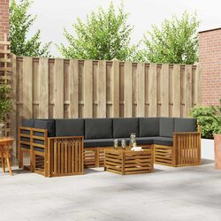 Specifications of 8-Piece Outdoor Sofa Set in Acacia Wood