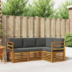 Specifications of 4-Piece Outdoor Sofa Set in Acacia Wood
