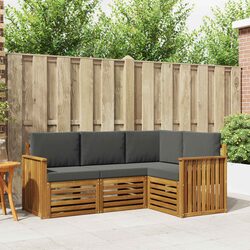 Specifications of 4-Piece Outdoor Sofa Set in Acacia Wood