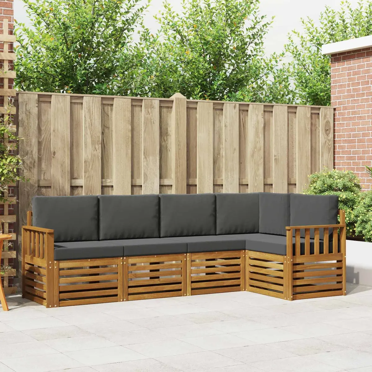 5-Piece Outdoor Modular Sofa Set