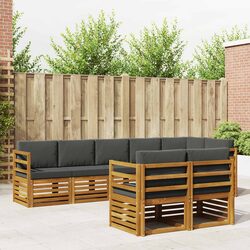 Specifications of 8-Piece Outdoor Sofa Set: Acacia Wood