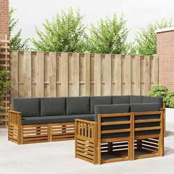 8-Piece Modular Outdoor Sofa Set - Specifications Included
