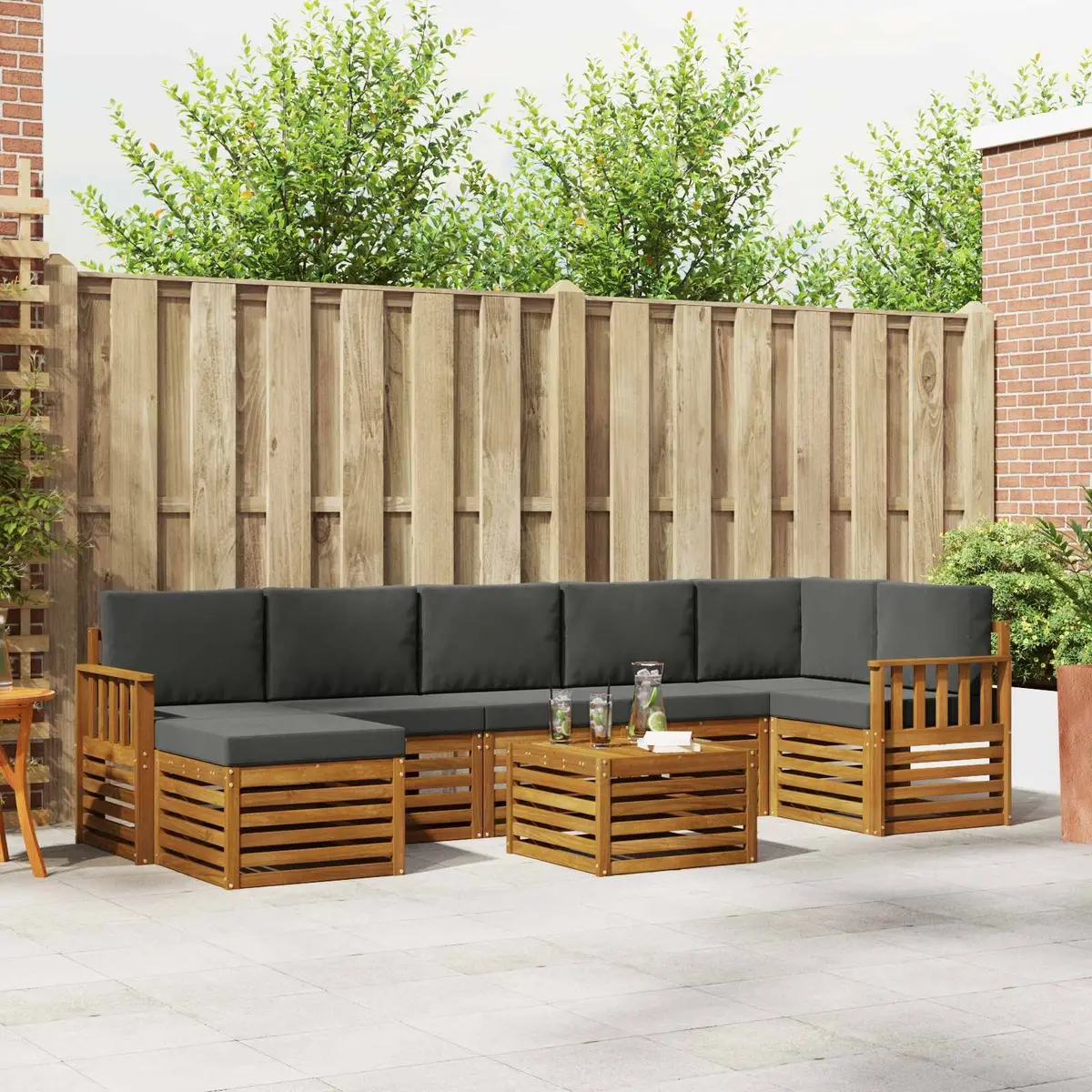 8-Piece Outdoor Sofa Set