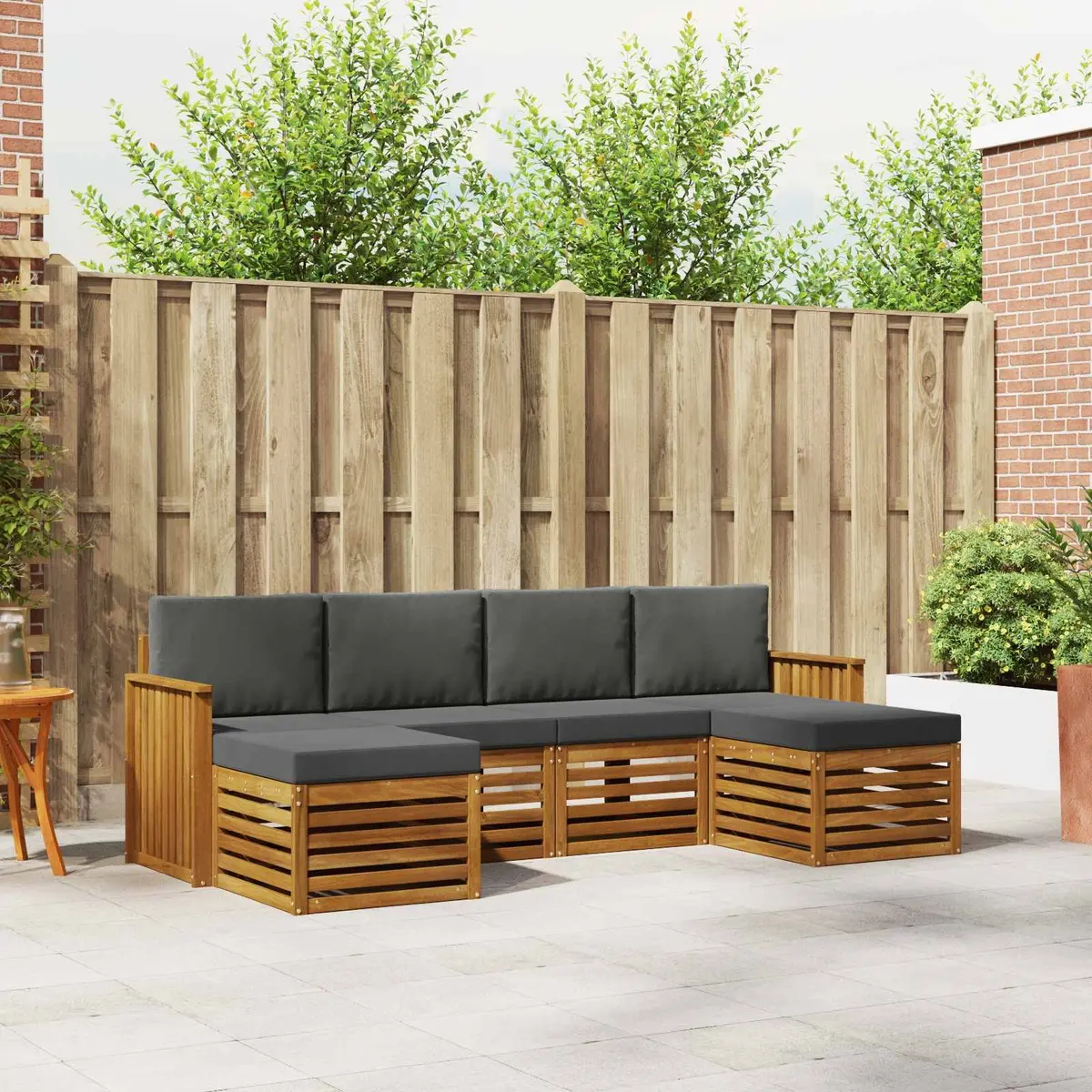 6 Piece Modular Outdoor Sofa Set