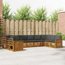 Outdoor Sectional Sofa Set with Modular Design and Cushions