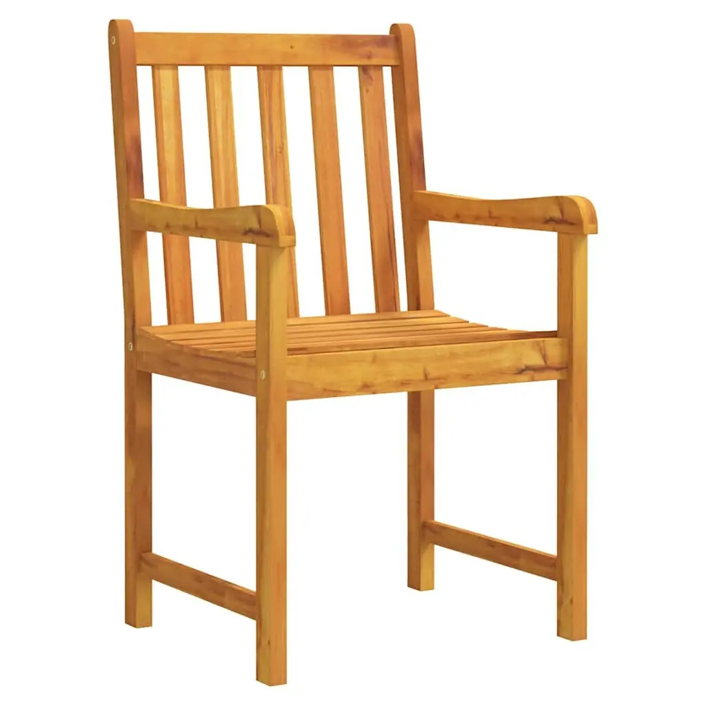 Garden Dining Set Outdoor Furniture 3 Pieces Solid Acacia Wood Brown