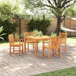 5-Piece Garden Dining Set: Dimensions and Specifications