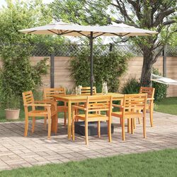 Specifications of the 7-Piece Outdoor Acacia Dining Set