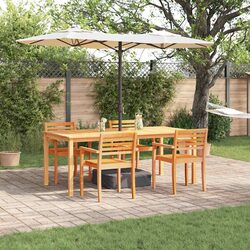 Specifications of the 7-Piece Acacia Wood Dining Set