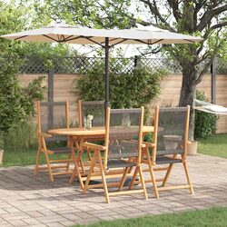 Specifications of the 5-Piece Grey Garden Dining Set