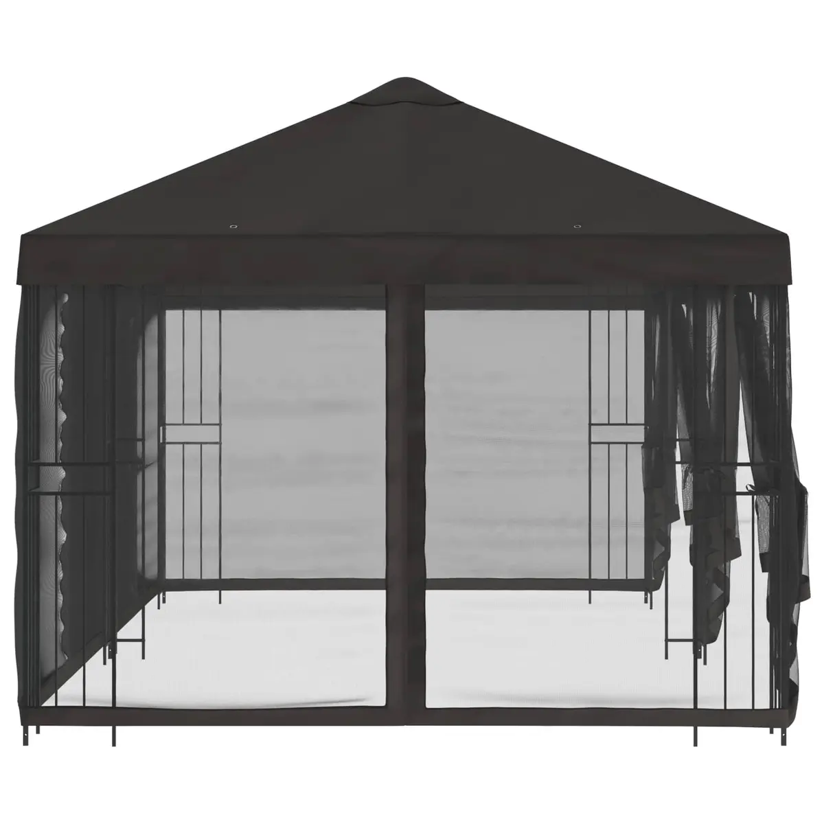 Garden Gazebo Outdoor 6x3m Anthracite with Mesh Sidewalls