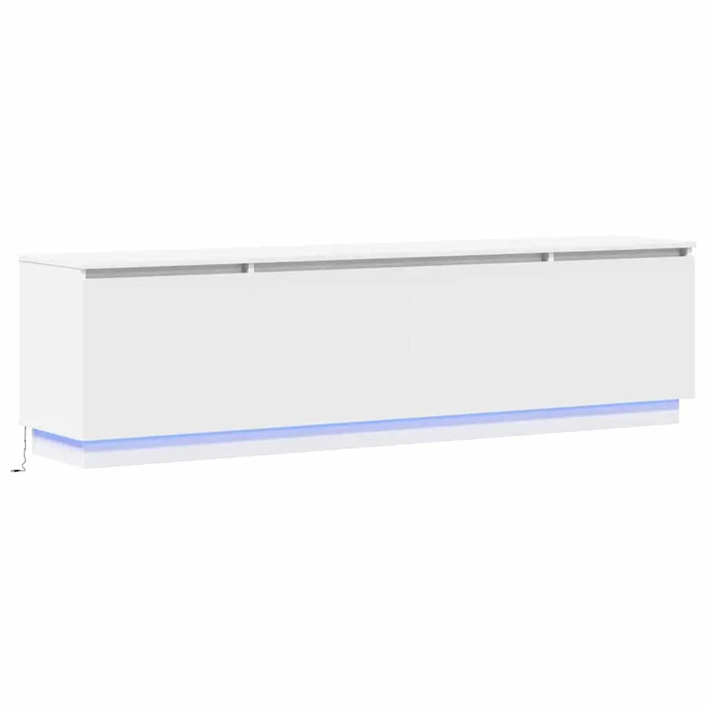 TV Cabinet for Living Room 180x38x49cm LED Storage Unit Engineered Wood