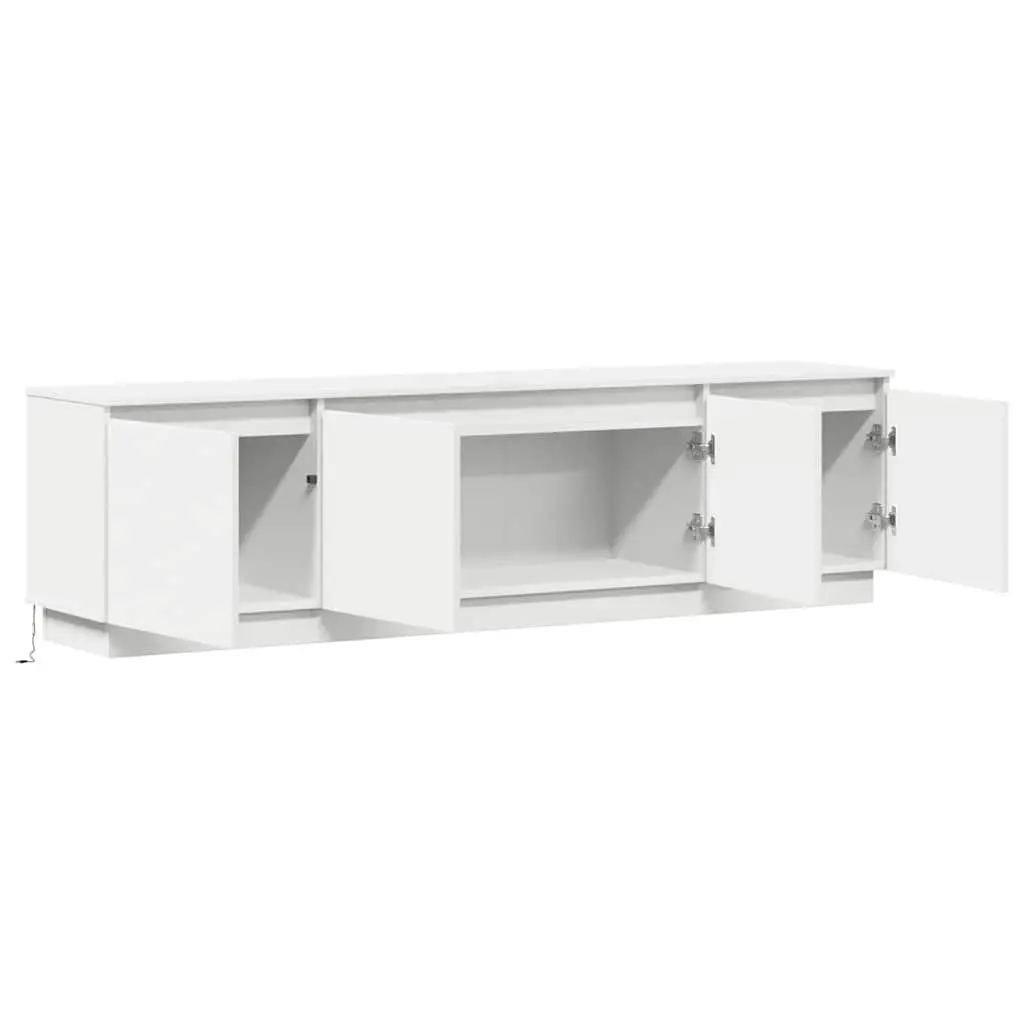 TV Cabinet for Living Room 180x38x49cm LED Storage Unit Engineered Wood