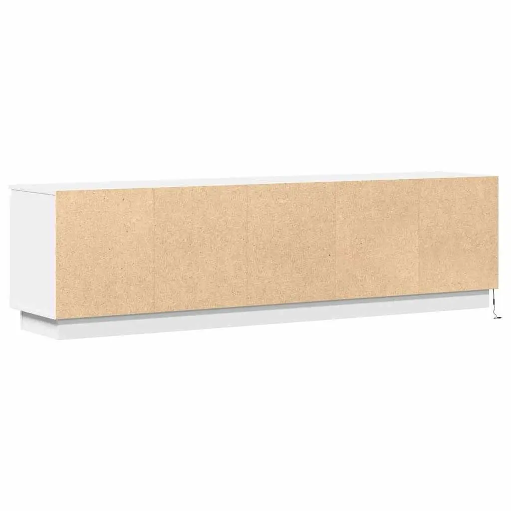 TV Cabinet for Living Room 180x38x49cm LED Storage Unit Engineered Wood