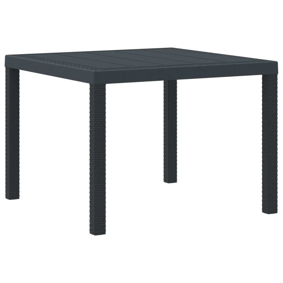 Garden Dining Set Outdoor Patio 5 Piece Anthracite Table Chairs Cushions