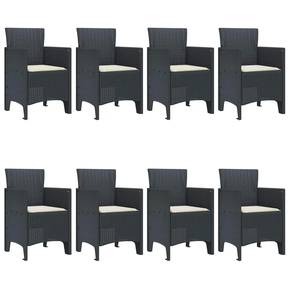 9 Piece Rectangular Garden Dining Set