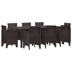 Garden Dining Set 9 Pieces - Specs and Details