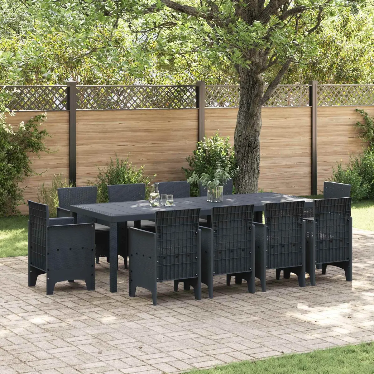 11-Piece Garden Dining Furniture Set