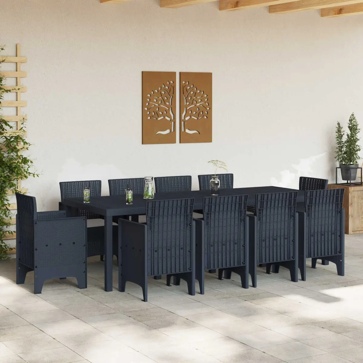 11-Piece Garden Dining Furniture Set