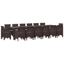15-Piece Garden Dining Set Specifications and Features