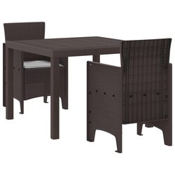 Specifications of 3-Piece Garden Dining Set