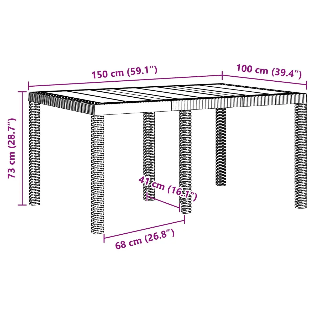 Garden Dining Set 5 Pieces Outdoor Furniture Patio Table Chairs Anthracite