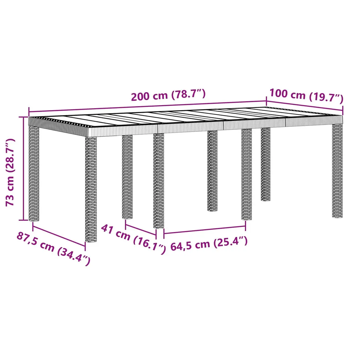 Outdoor 7-Piece Dining Set