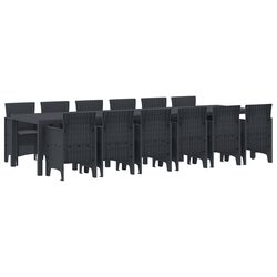 Specifications for Anthracite Garden Dining Set 13 Pieces
