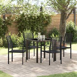 5-Piece Garden Dining Set: Dimensions and Materials