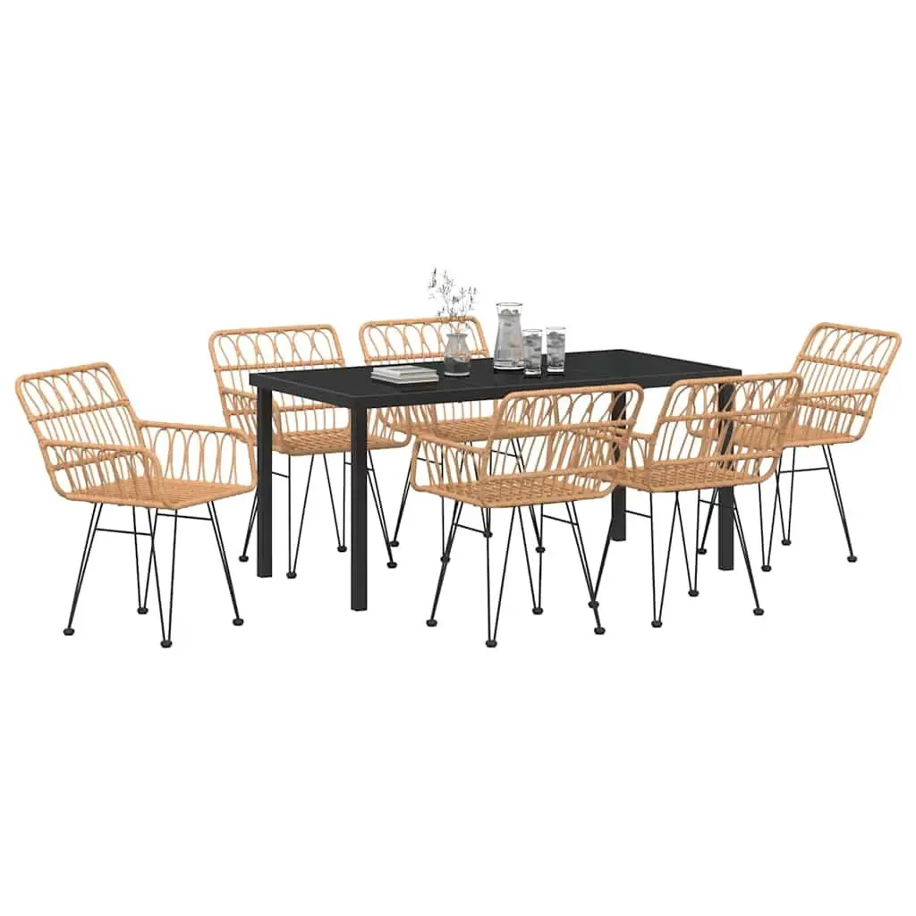 7-Piece Rectangular Garden Dining Set