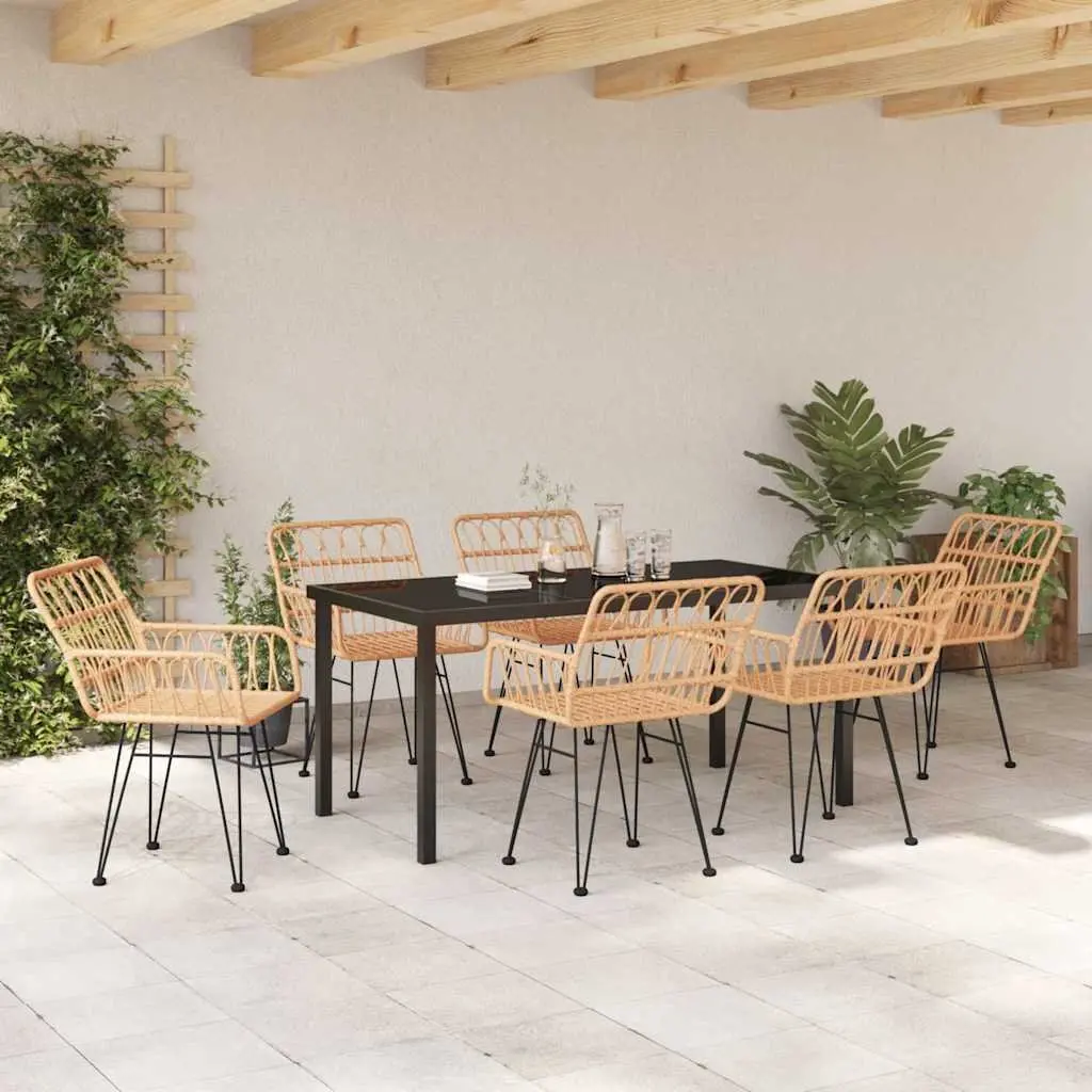 7-Piece Rectangular Garden Dining Set