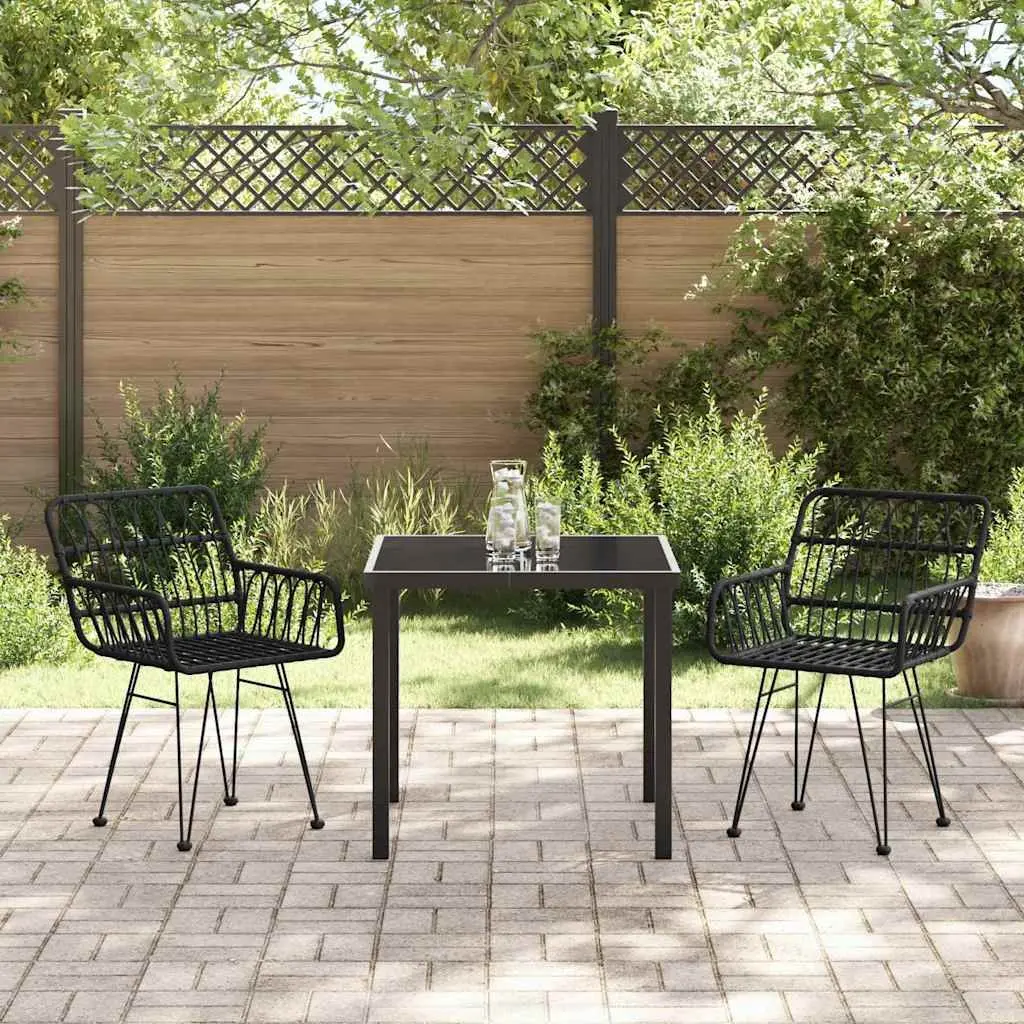 Rectangular 3-Piece Garden Dining Set