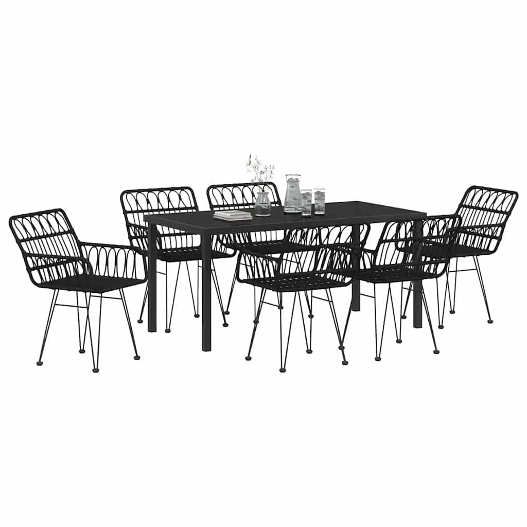 7-Piece Rectangular Garden Dining Set