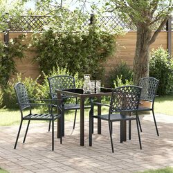 Specifications for 5-Piece Anthracite Dining Set