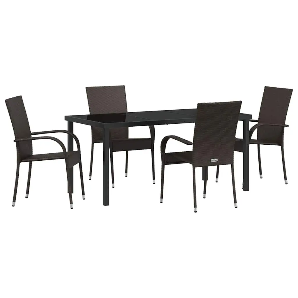 Rectangular 5-Piece Garden Dining Set
