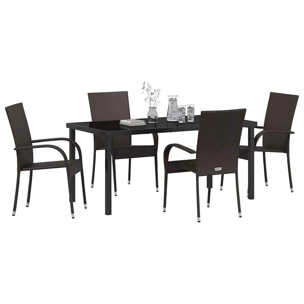 Rectangular 5-Piece Garden Dining Set