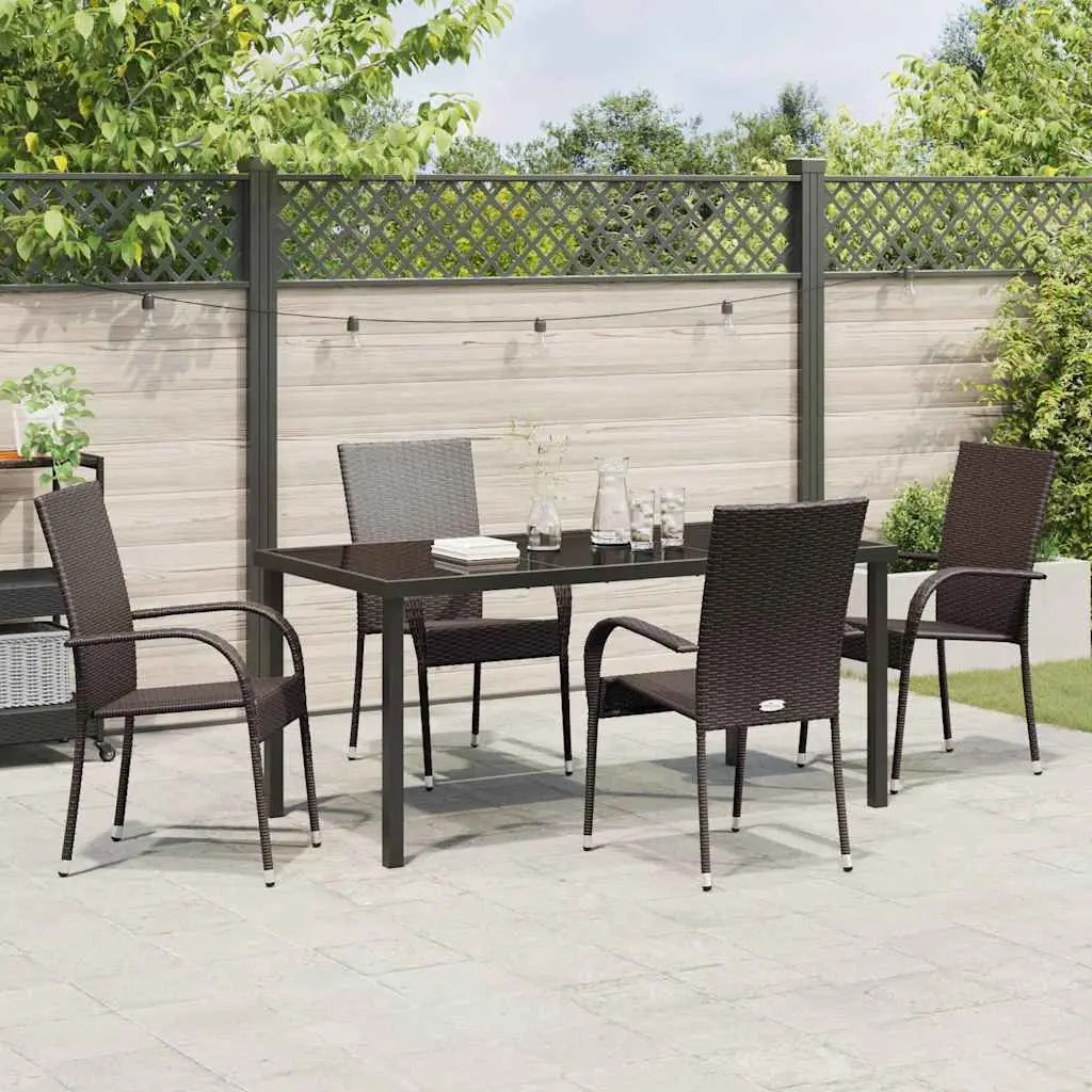 Rectangular 5-Piece Garden Dining Set
