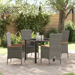 Specifications of Grey Garden Dining Set – 5 Pieces