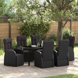 Specifications of 7-Piece Outdoor Dining Set in Black