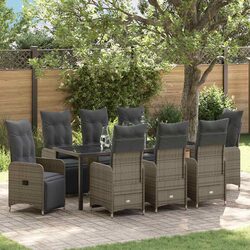 Specifications for the 9-Piece Grey Dining Set