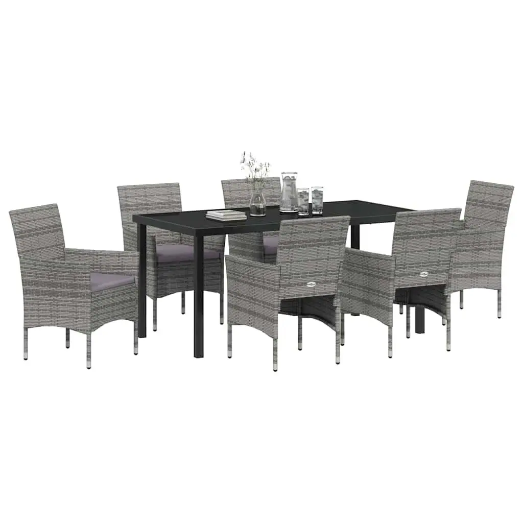 7-Piece Grey Garden Dining Set